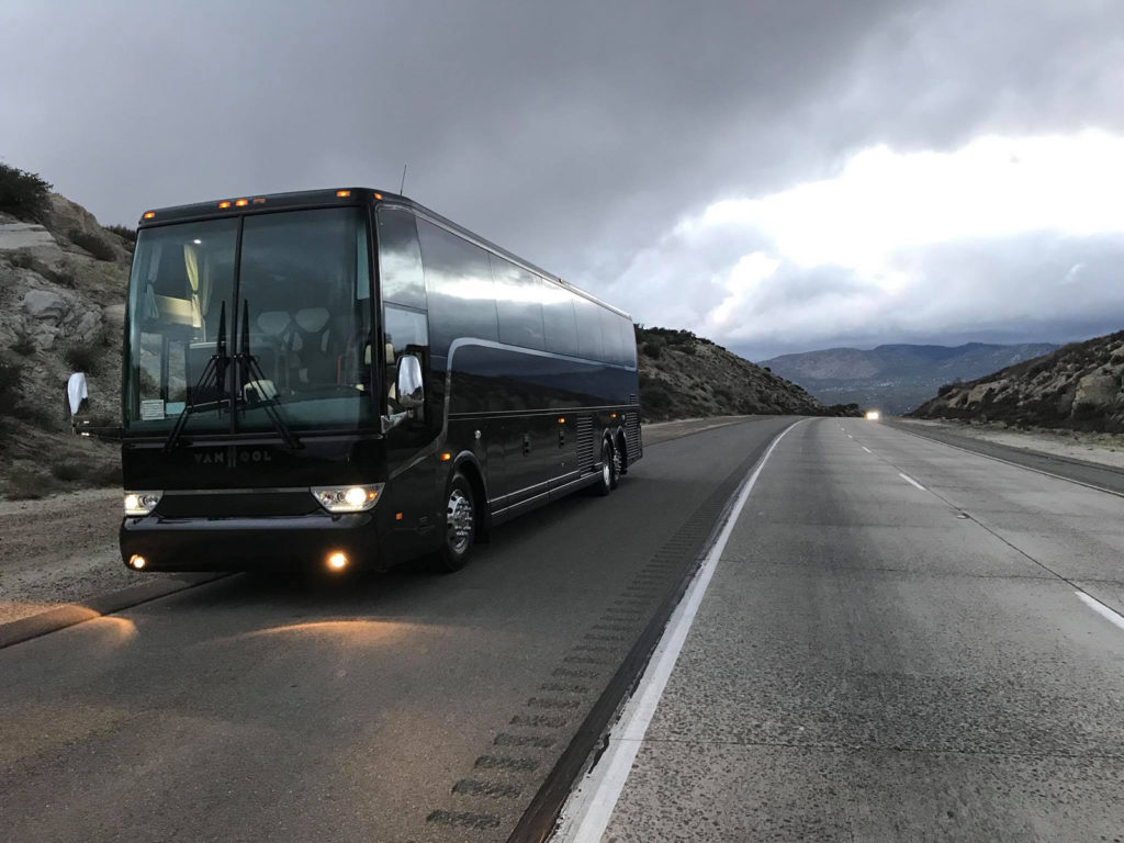 Luxury Van Hool Motor Coach - Mikes Limousine