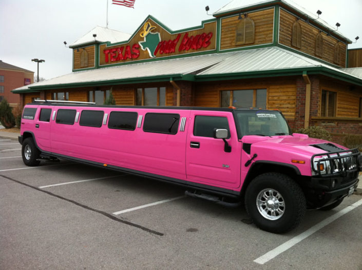 Hot Pink Hummer Limousine - Mikes Limousine
